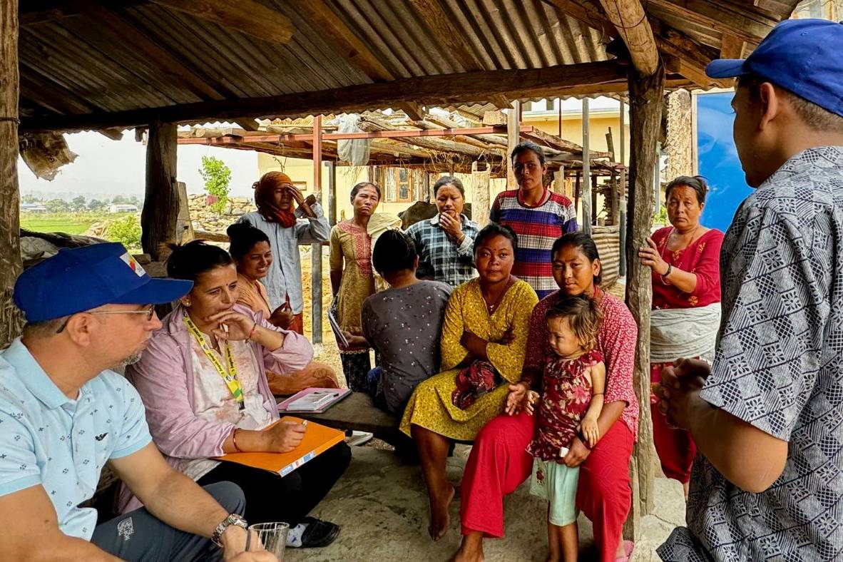 Focus group discussion in Nepal