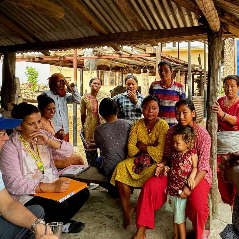 Focus group discussion in Nepal