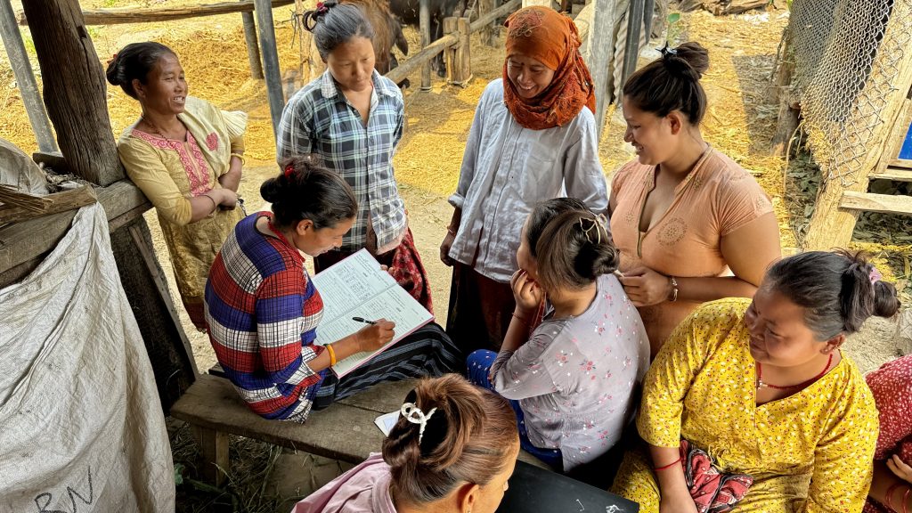 group of nepali women