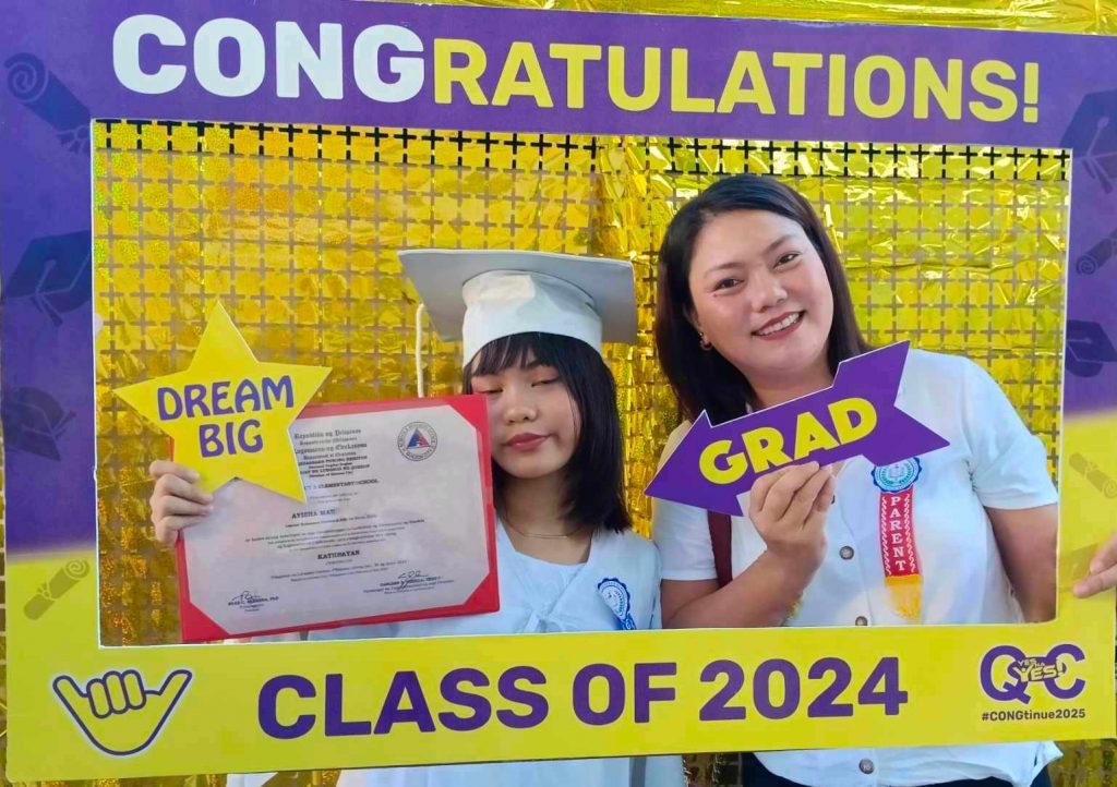 Graduate with Her Mom