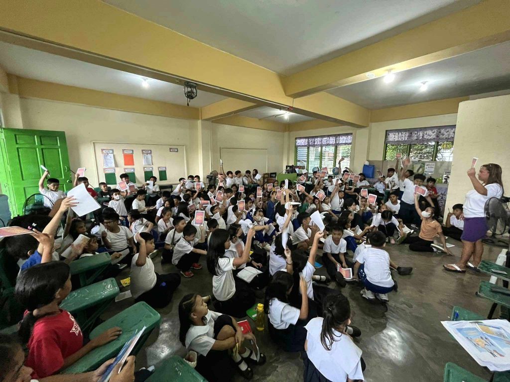 Classroom of students