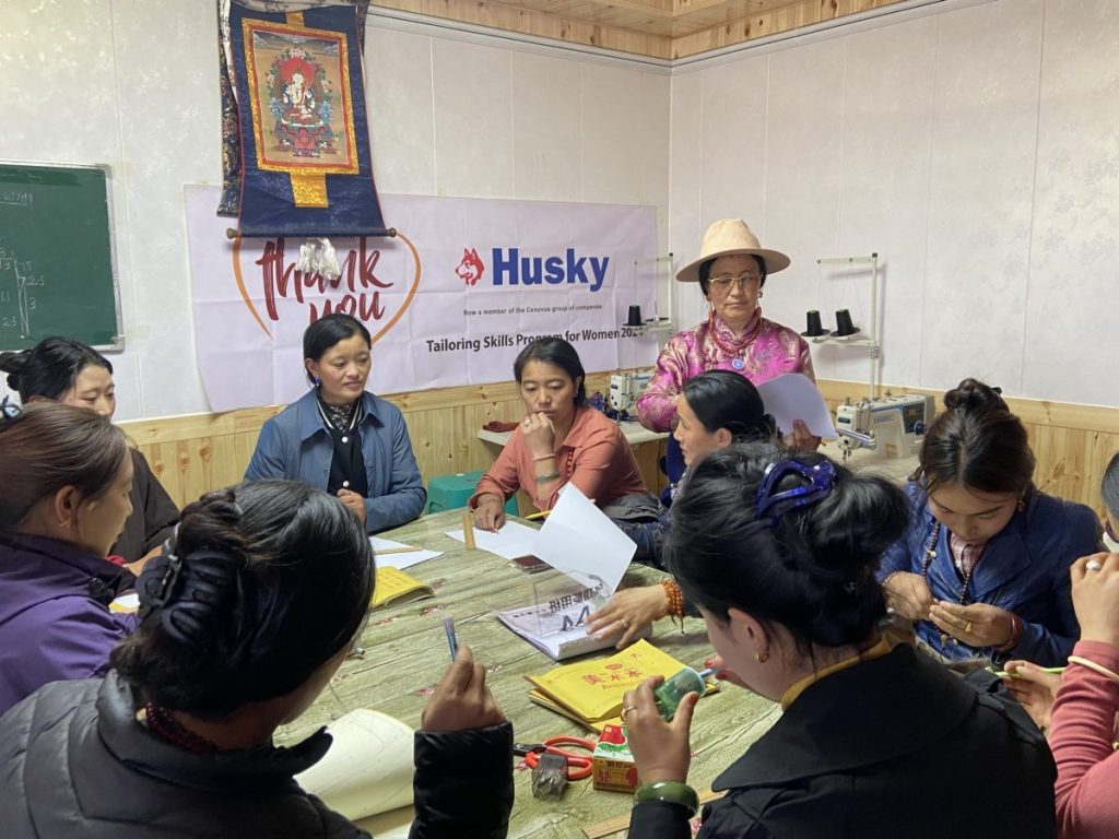 Women Learning Tailoring