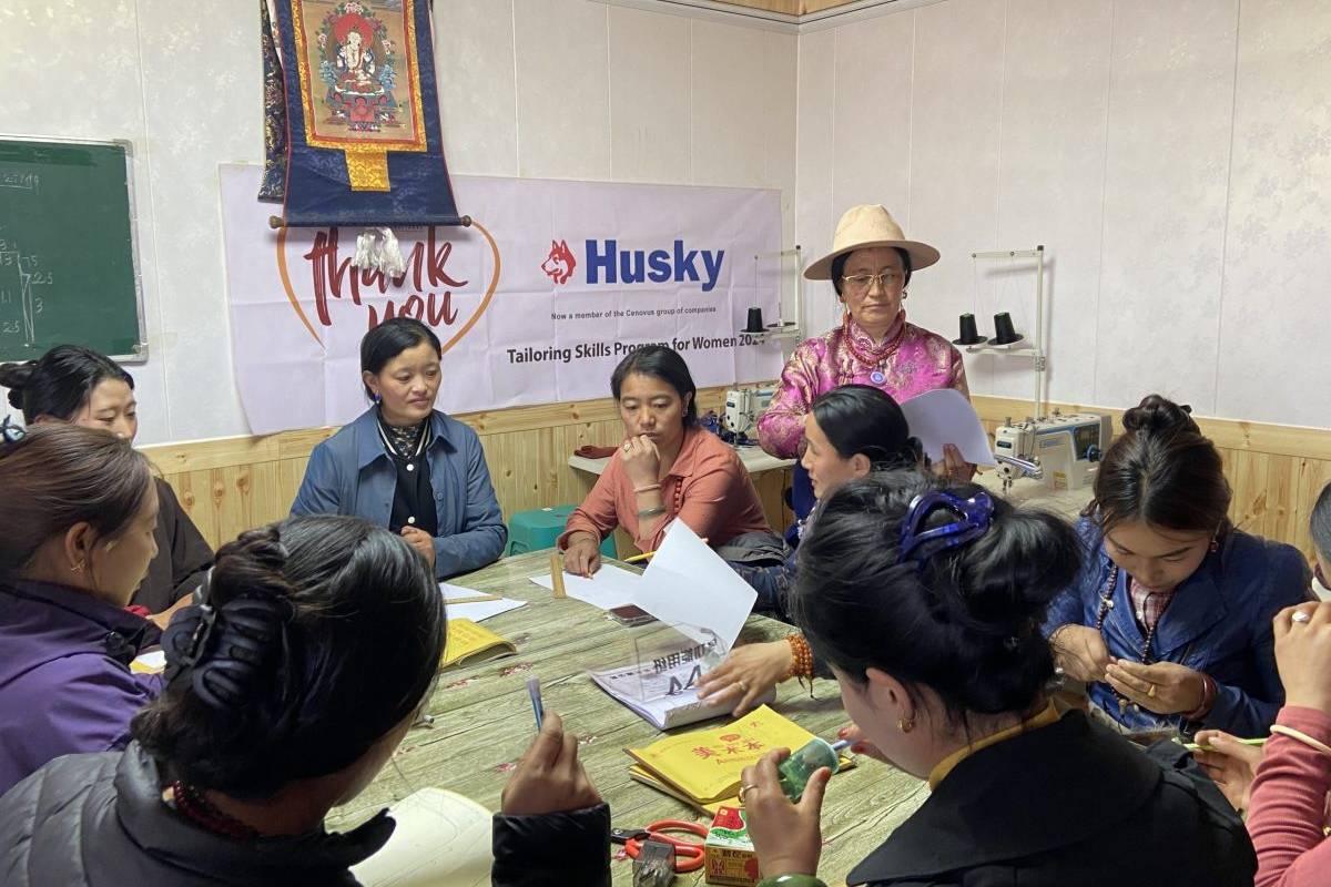 Women Learning Tailoring